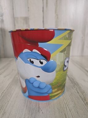 Smurfs The Movie 2025 Popcorn Bucket Cinemark NEW, no tags Papa Smurf